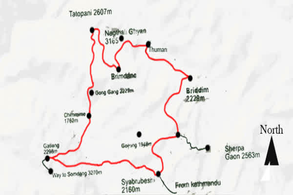 Tamang Heritage Trail Map